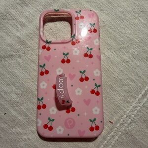 iPhone 15 proMAX Loopy Case Cherry Blossom Pink Phone Case